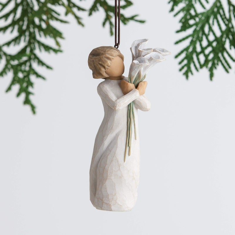 Willow Tree Beautiful Wishes Ornament, Sculpted Hand-Painted Figure - Image 2